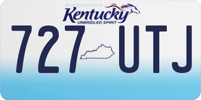 KY license plate 727UTJ