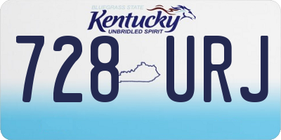 KY license plate 728URJ