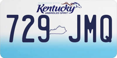KY license plate 729JMQ