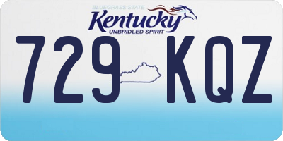 KY license plate 729KQZ