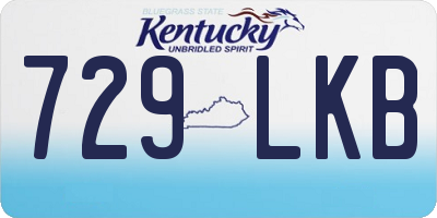KY license plate 729LKB