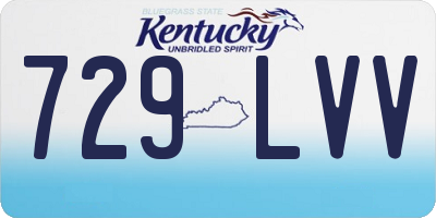 KY license plate 729LVV