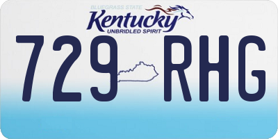 KY license plate 729RHG