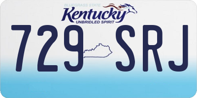 KY license plate 729SRJ