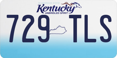 KY license plate 729TLS