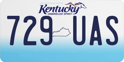 KY license plate 729UAS