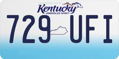 KY license plate 729UFI