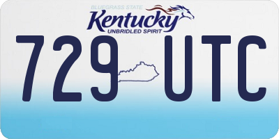 KY license plate 729UTC