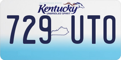 KY license plate 729UTO