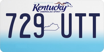 KY license plate 729UTT