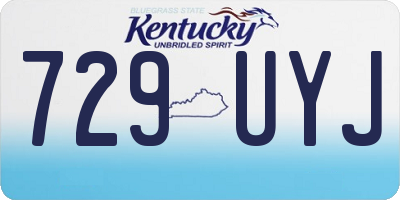 KY license plate 729UYJ