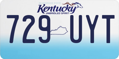 KY license plate 729UYT