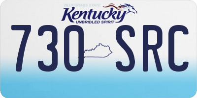 KY license plate 730SRC
