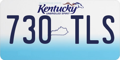 KY license plate 730TLS