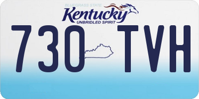 KY license plate 730TVH