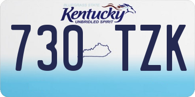 KY license plate 730TZK