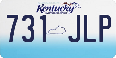 KY license plate 731JLP