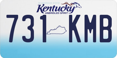 KY license plate 731KMB