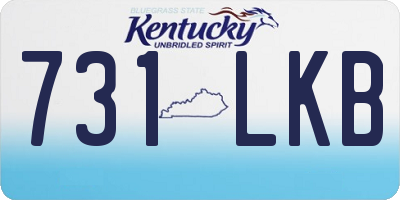 KY license plate 731LKB