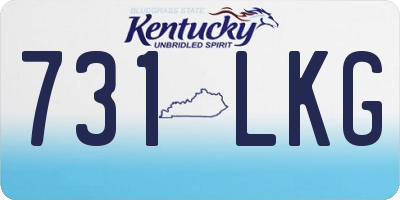KY license plate 731LKG