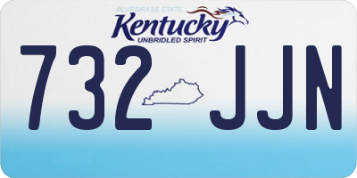 KY license plate 732JJN