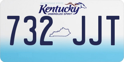KY license plate 732JJT