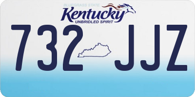 KY license plate 732JJZ