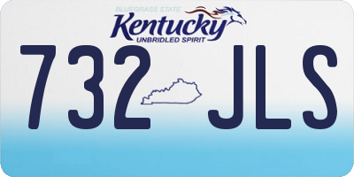 KY license plate 732JLS