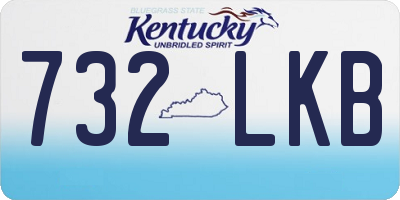KY license plate 732LKB