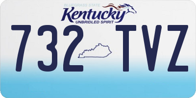 KY license plate 732TVZ