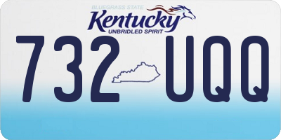 KY license plate 732UQQ