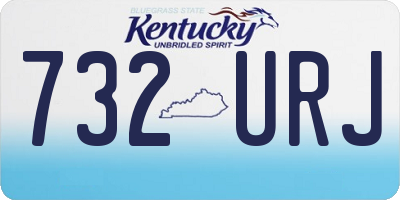 KY license plate 732URJ