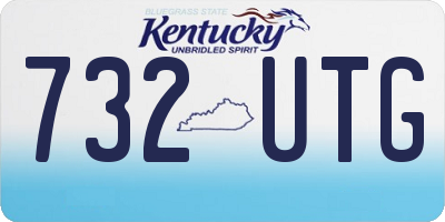 KY license plate 732UTG
