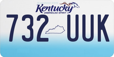 KY license plate 732UUK