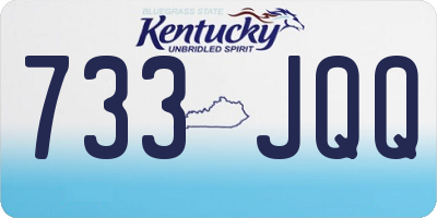KY license plate 733JQQ