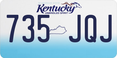KY license plate 735JQJ