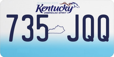 KY license plate 735JQQ