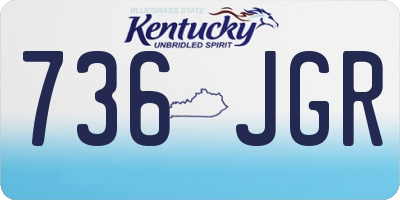 KY license plate 736JGR