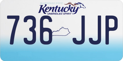 KY license plate 736JJP