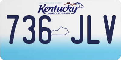 KY license plate 736JLV