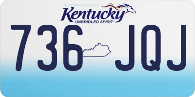 KY license plate 736JQJ