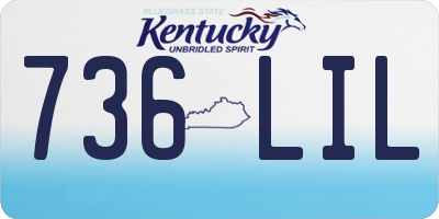 KY license plate 736LIL