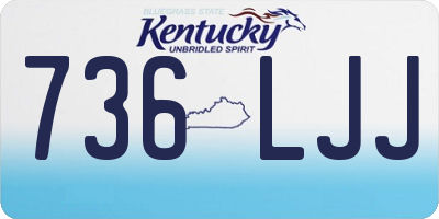 KY license plate 736LJJ