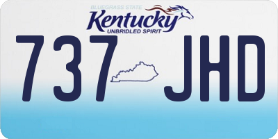 KY license plate 737JHD