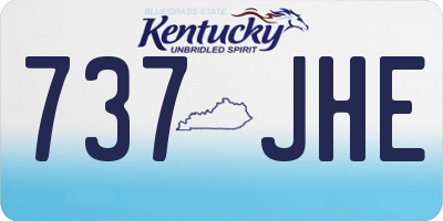 KY license plate 737JHE