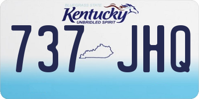 KY license plate 737JHQ