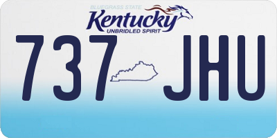 KY license plate 737JHU