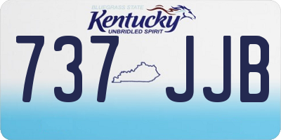 KY license plate 737JJB