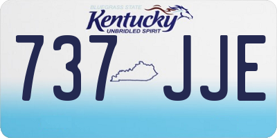 KY license plate 737JJE