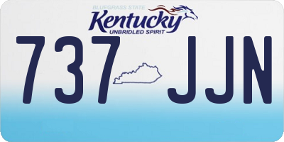 KY license plate 737JJN